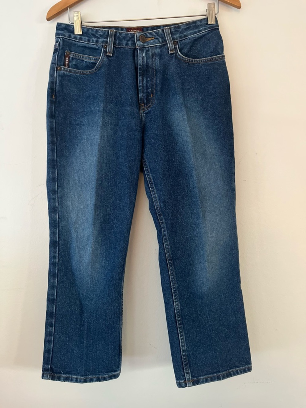 Bongo Jeans 90's Vintage Medium Wash HIgh Rise Taper Jeans Junior's Size 5